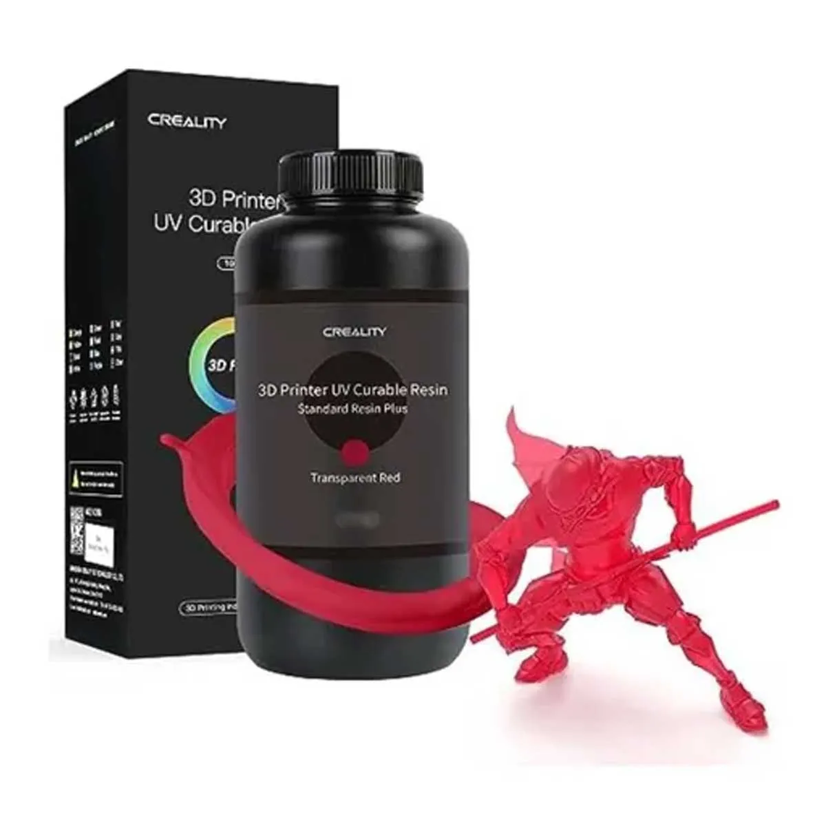 Resina Creality Rojo transparente