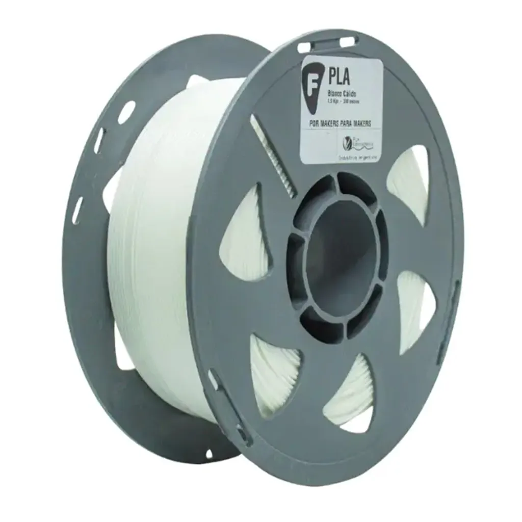 Filamento Filar FDM Pla Blanco Cálido
