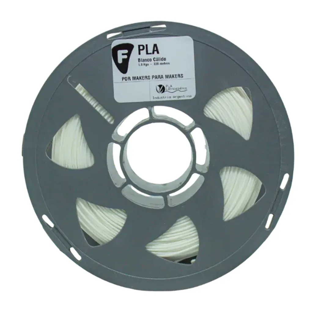 Filamento Filar FDM Pla Blanco Cálido