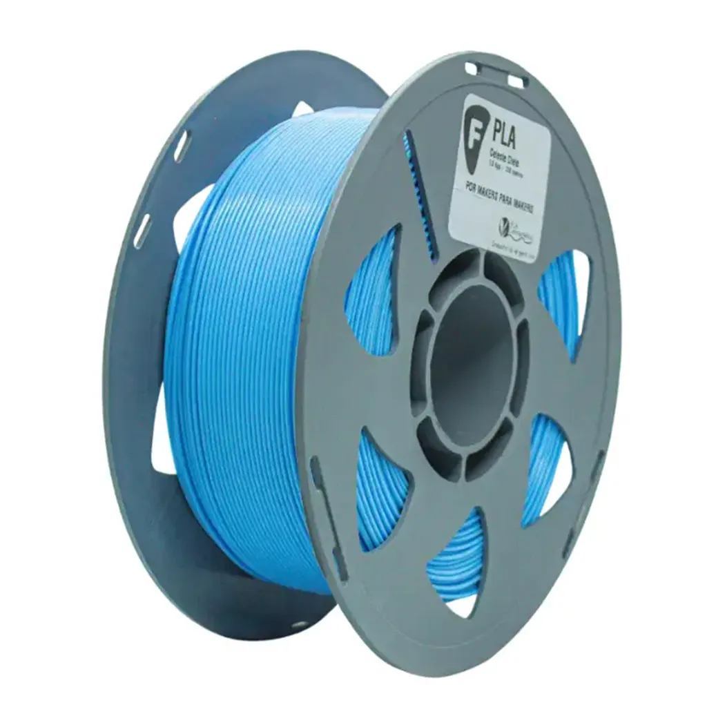 Filamento Filar FDM Pla Celeste Cielo