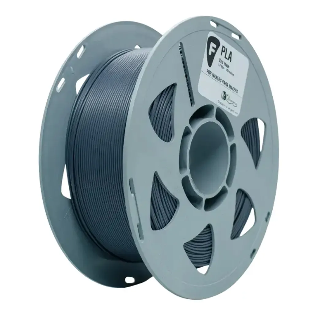 Filamento Filar FDM Pla Gris Mate