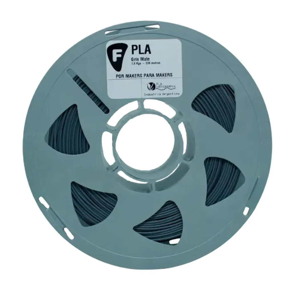 Filamento Filar FDM Pla Gris Mate