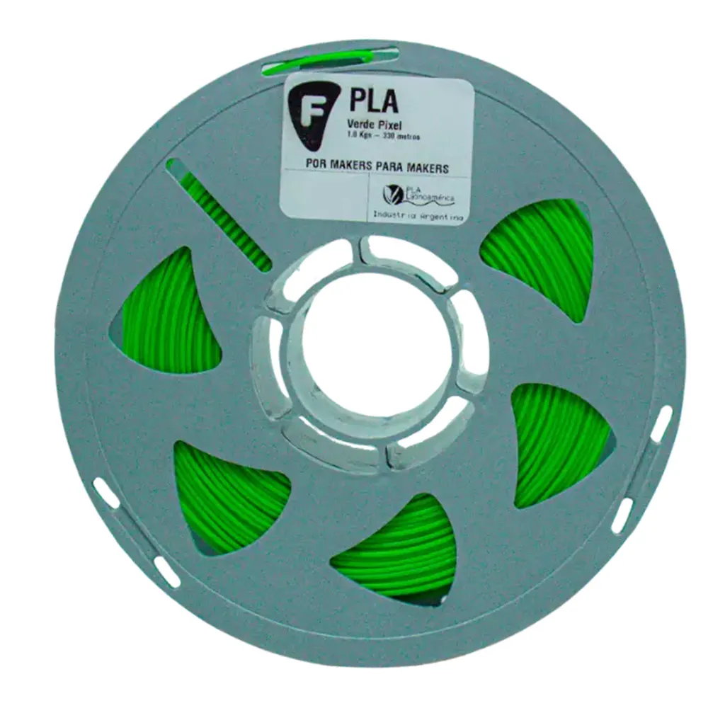 Filamento Filar FDM Pla Verde Pixel